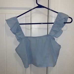 Cropped tank and flowy skirt